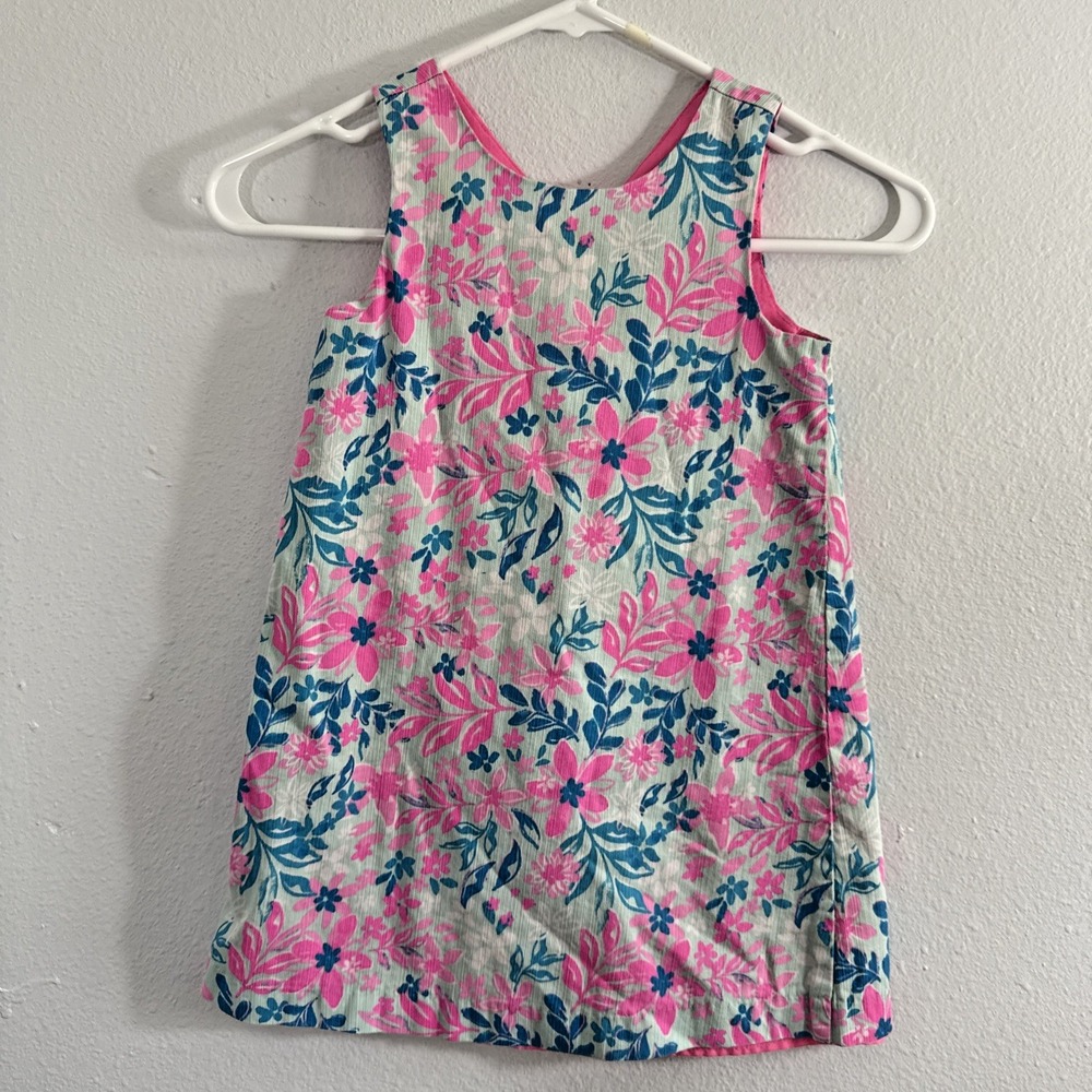 Tommy Bahama Dress Kids 5 Floral Multi Sleeveless Tropical Vacation Beach